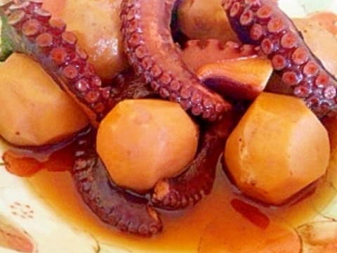 たことさといもの煮物☆